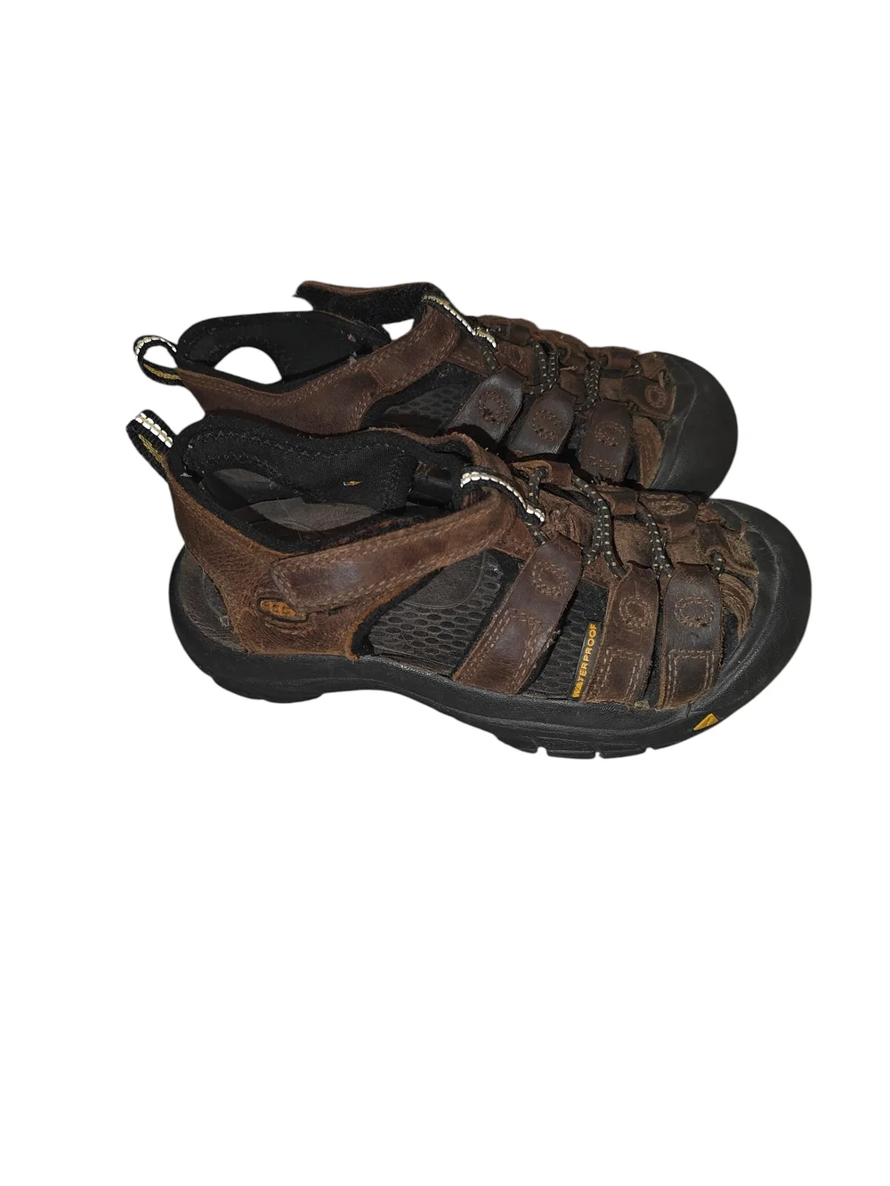 KEEN Newport H2 sandals in Brown Leather Size 13c